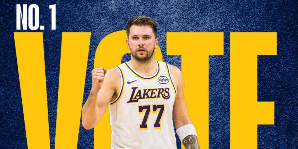 全明星次轮票数：东契奇票王字母东部第1詹皇超杜兰特升西部第8