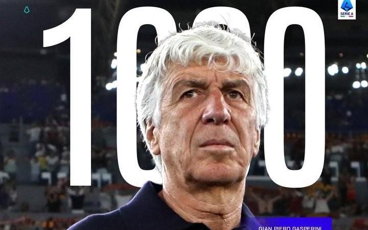 加斯佩里尼达成意甲1000积分里程碑,意甲官方祝贺