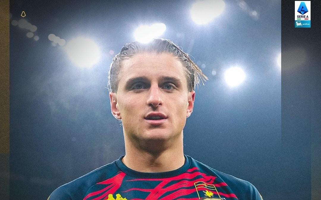 对阵母队破门,洛伦佐科隆博当选米兰vs热那亚全场最佳