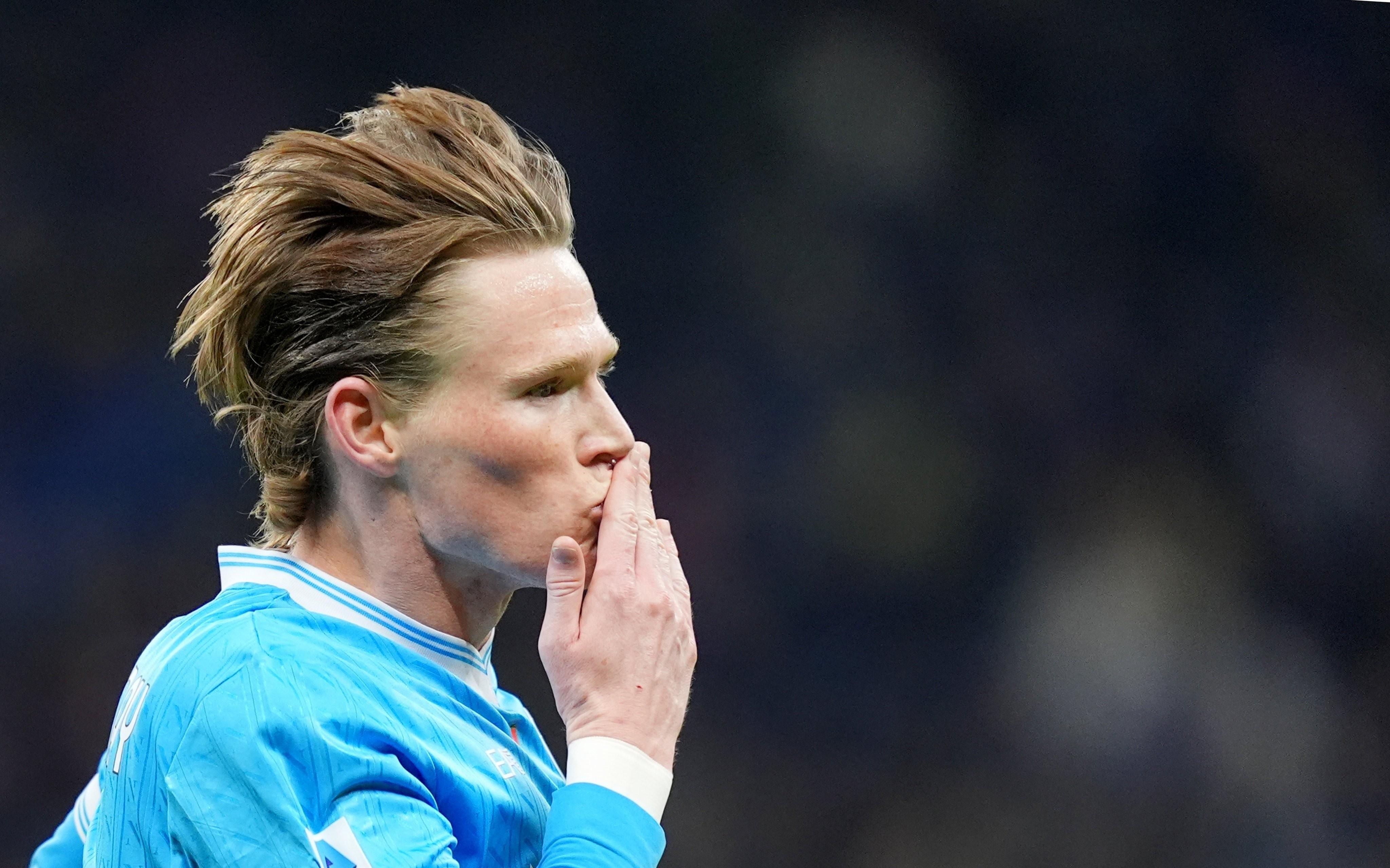 4场4球，国米是麦克托米奈职业生涯取