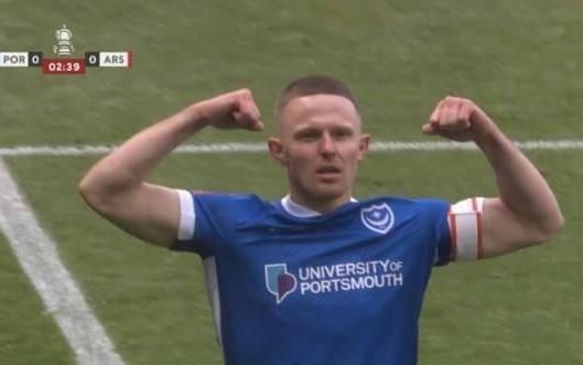 朴茨茅斯前锋毕晓普：比赛很精彩，我们给枪手施加了很大压力