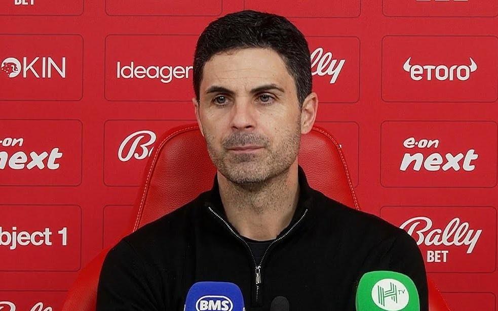 阿尔特塔：球确实先击中了埃纳的肩膀