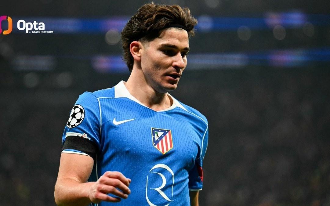 连续7场没进球，为阿尔瓦雷斯马竞生