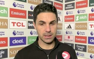 阿尔特塔：我们已证明自身的竞争力，这些球员值得极大的肯定