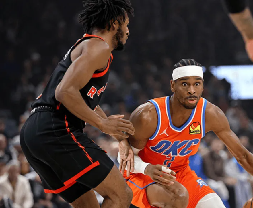 大爆冷！联盟第一惨遭2连败，SGA创NBA第2神迹，巴恩斯轰准三双