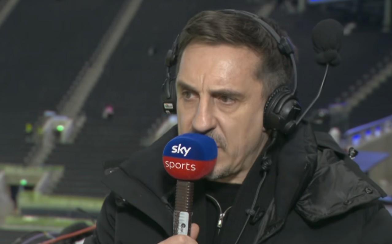 内维尔：蓝军有时像下游球队有时又变好维尔茨不该回撤太深