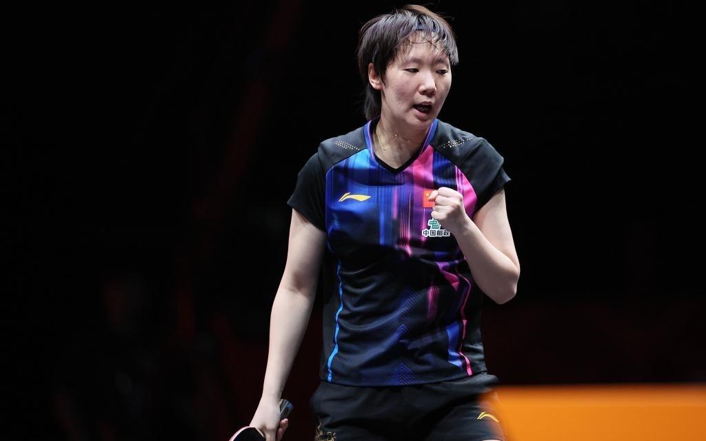 WTT香港总决赛，王曼昱4比2战胜蒯曼