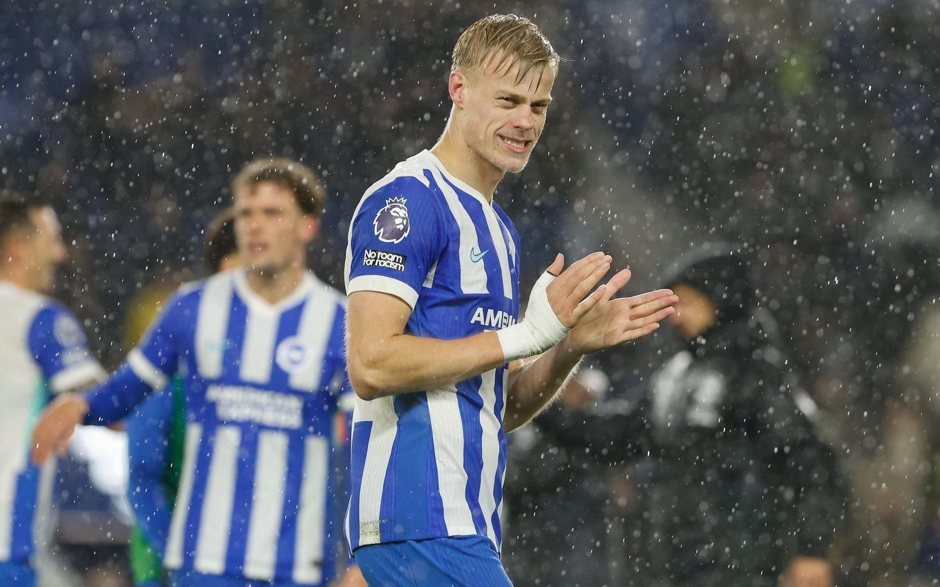 布莱顿联赛中先失球情况下抢回10分