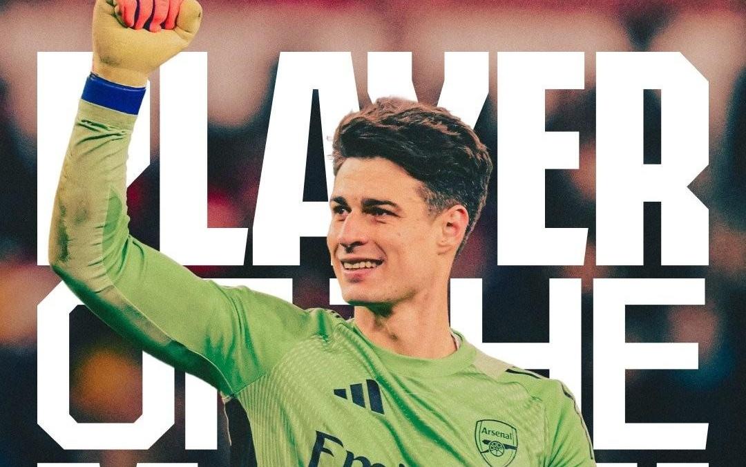 扑点功臣，阿森纳官方：凯帕当选本轮联赛杯队内最佳球员