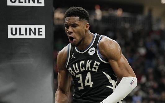 超越贾巴尔独居队史第一！字母哥生涯56次轰下单场40+