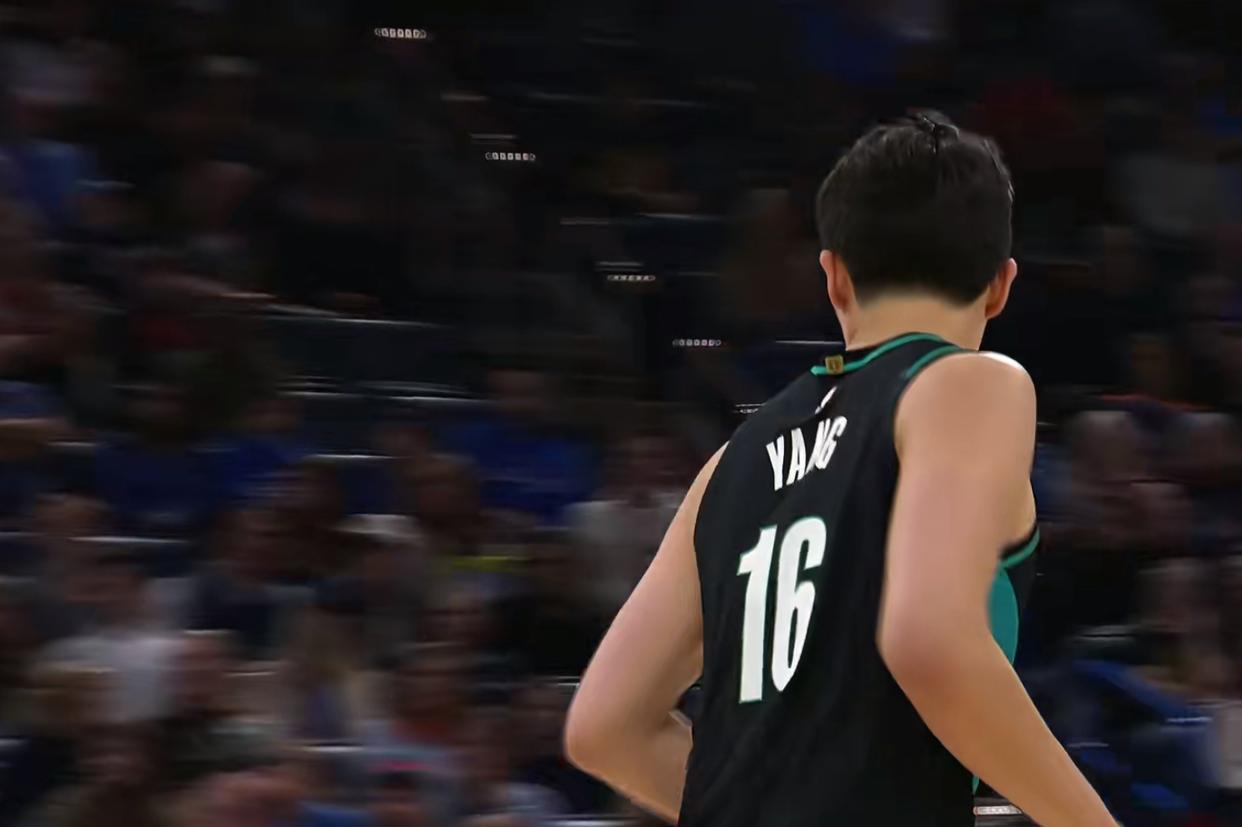 开拓者赌对了！杨瀚森再创NBA生涯新高，这可是中国男篮第一中锋