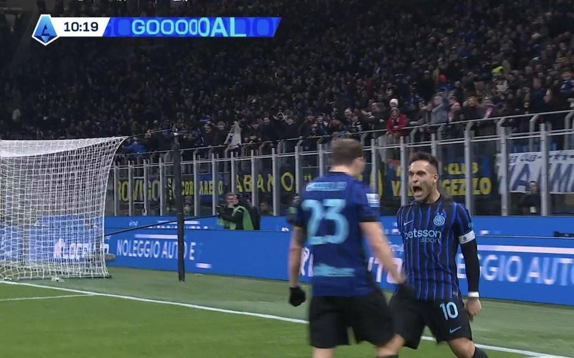 生涯首次攻破科莫球门,劳塔罗意甲对阵30支球队取得过进球