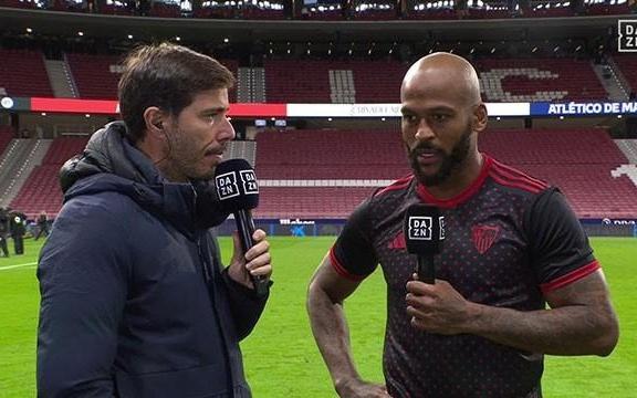 塞维利亚后卫：如果马竞的点球成立，那第二个进球也该吹犯规