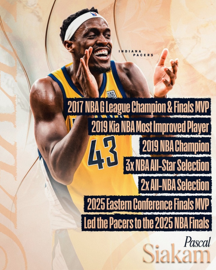 励志！NBA官推晒西卡履历：从17年发展联盟FMVP到今年东决MVP