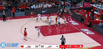 篮下接到球=2分到手张子宇放篮得手+转身轻松勾手命中