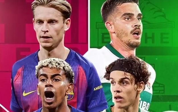 周六西甲前瞻：巴萨vs埃尔切