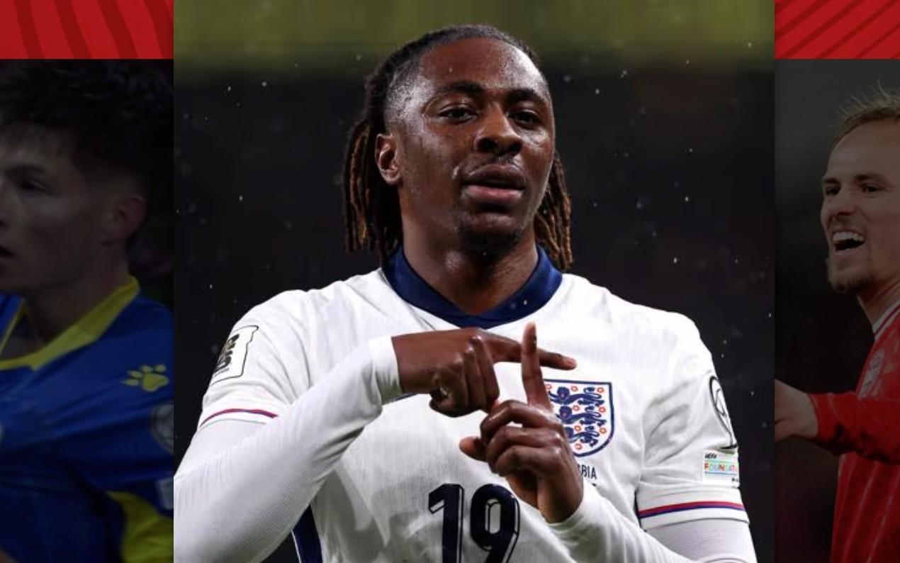 本轮世预赛欧洲区最佳进球候选:埃泽和达姆斯高的进球在列