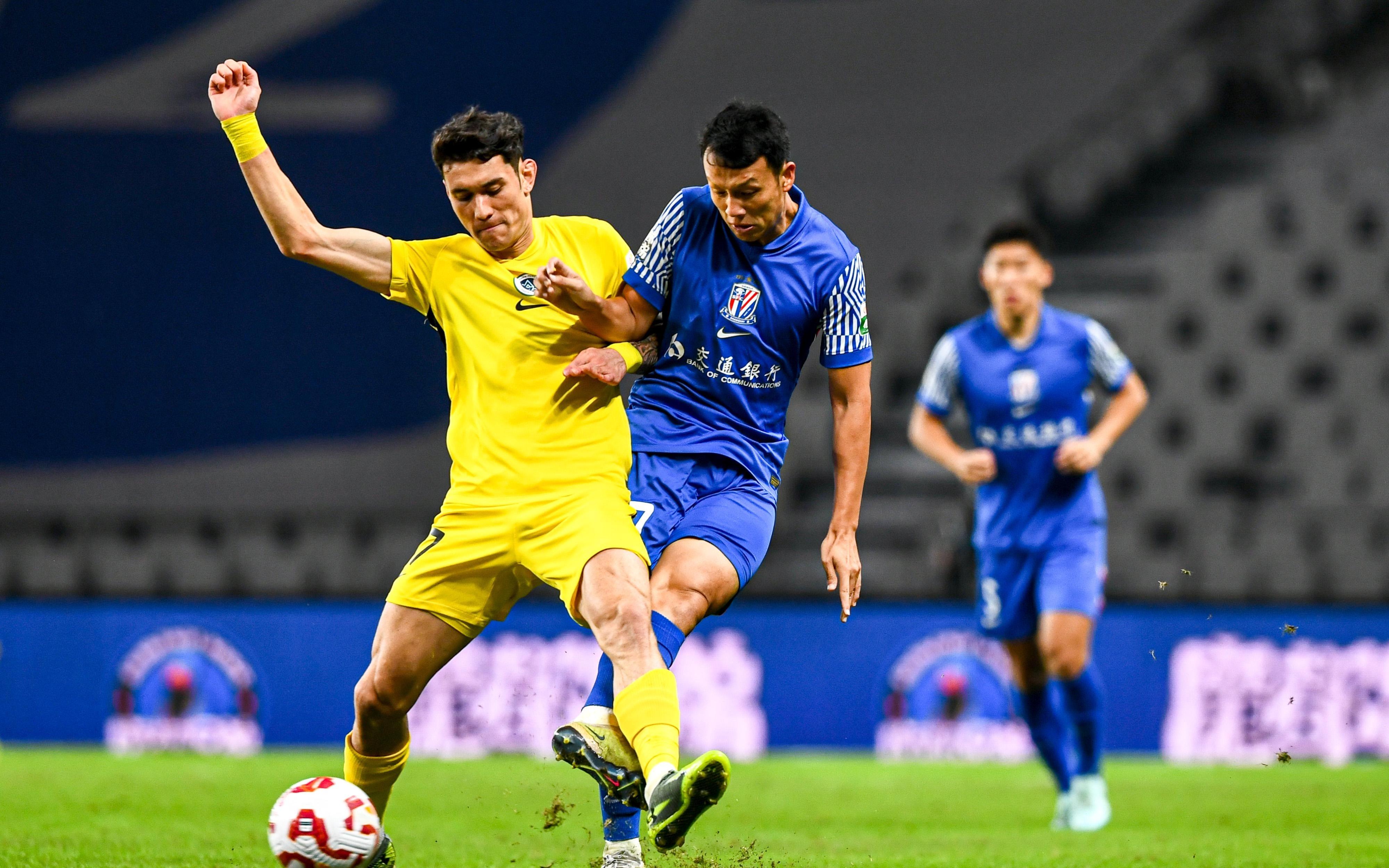 中超积分榜:海港63分领跑,申花61分超越蓉城位列第二