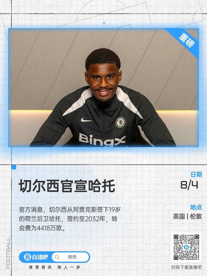 买买买！切尔西今夏已花2.88亿欧买进8人，还有意西蒙斯和加纳乔