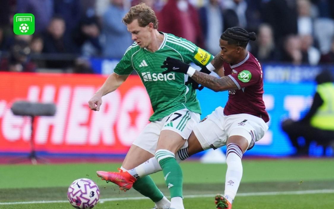 西汉姆31纽卡,帕奎塔世界波,绍切克建功,墨菲破门难救主