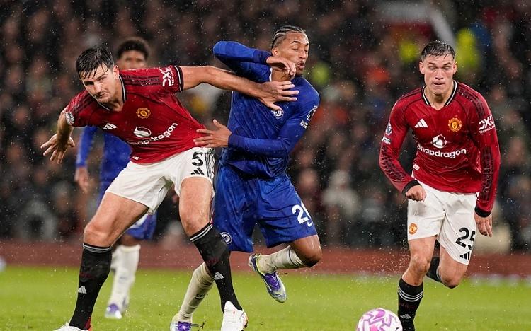 曼联21切尔西B费、卡塞米罗建功