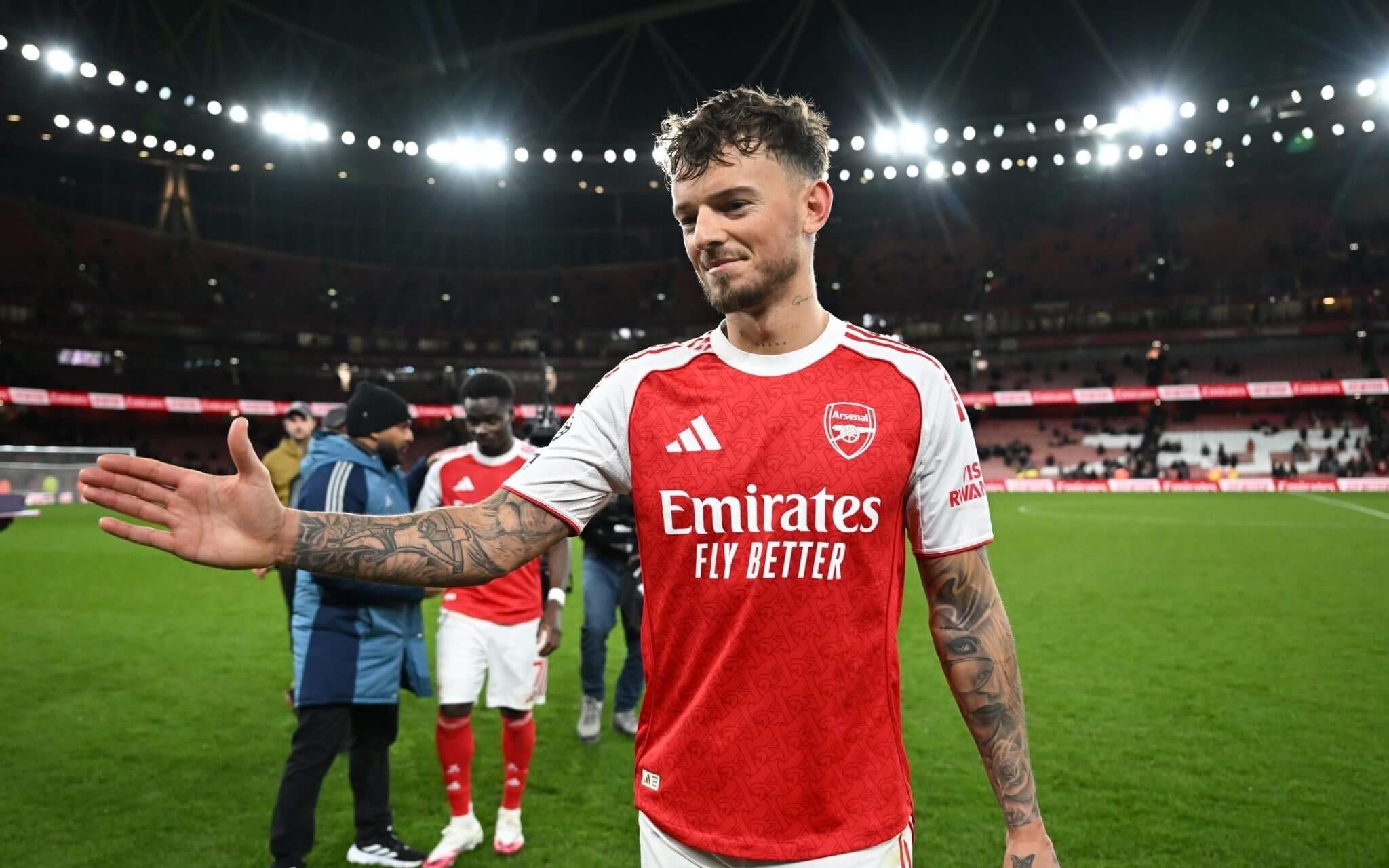 TA：英超过去10赛季中，怀特是唯一单场6抢断+6解围的枪手球员