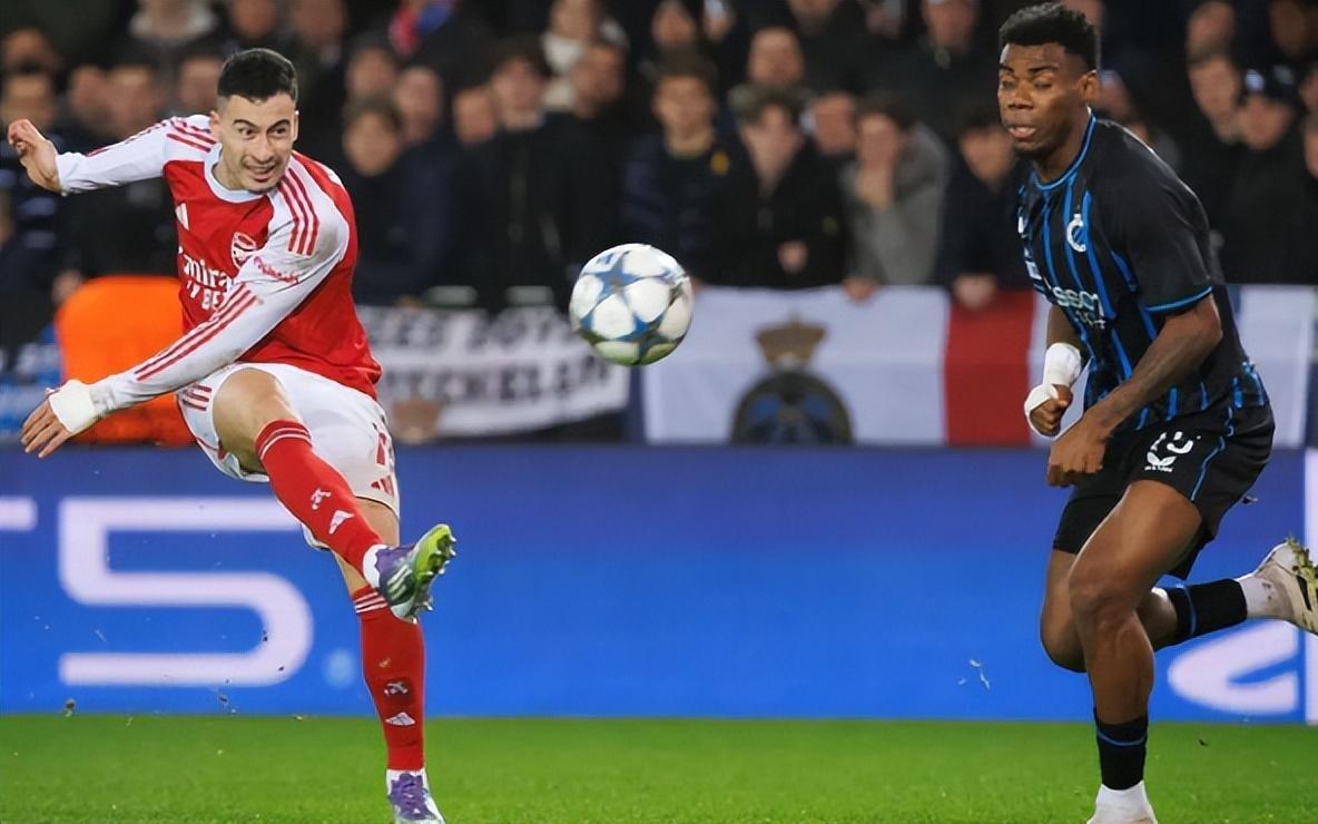 欧冠阿森纳3比0布鲁日,马杜埃凯梅开二度,核心伤停新锐爆发