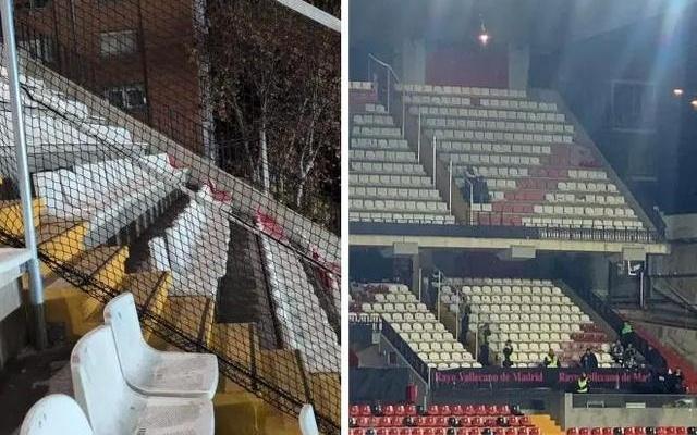 马卡报:巴列卡诺本赛季首次在主场设置客队看台,拥有隔离网