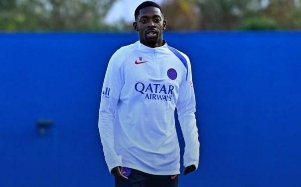 巴黎官方：登贝莱身体不适留队休养，舍瓦利耶继续接受治疗