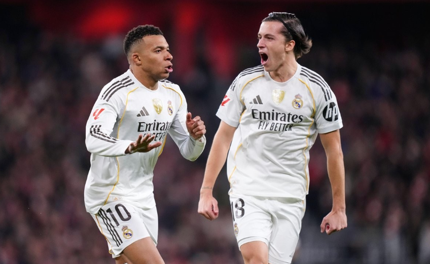 就在今天!26岁姆巴佩2球1助攻创造69年历史神迹帮皇马30复仇