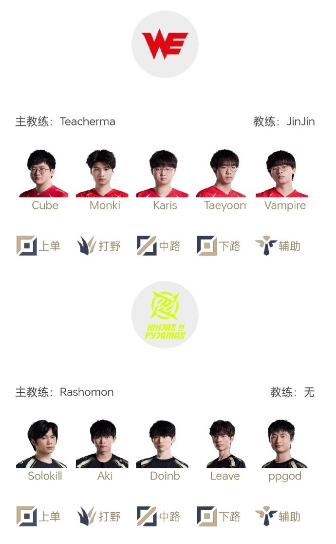 LPL明日首发：NIP换将SolokillON单挑武僧Jwei哥哥妹妹再相会