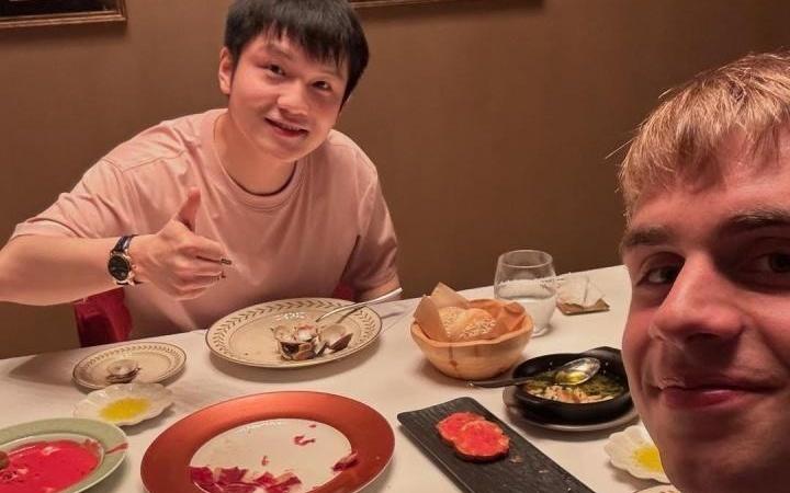 莫雷加德回应与樊振东聚餐：虽然我们并不算很熟，但不会冷场