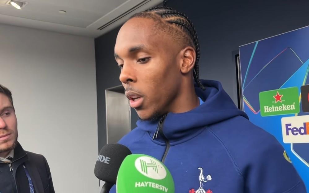 特尔:很高兴完成在热刺的欧冠首秀孙兴慜就像我的大哥一样