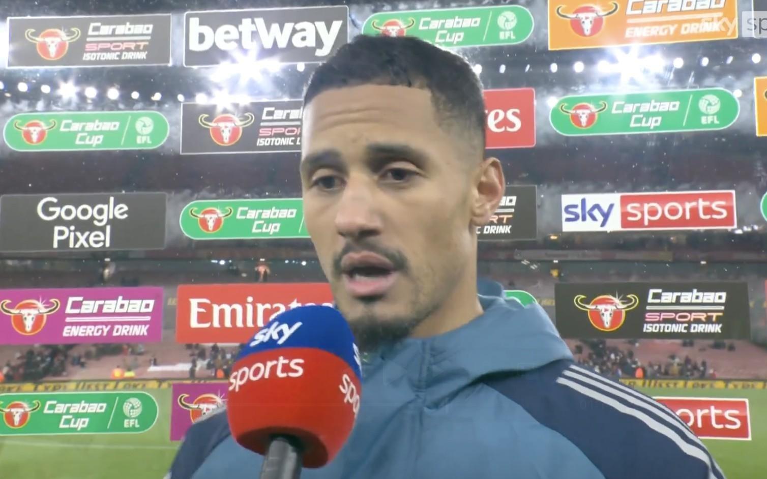 萨利巴：很高兴晋级联赛杯半决赛，我们必须从上赛季吸取教训