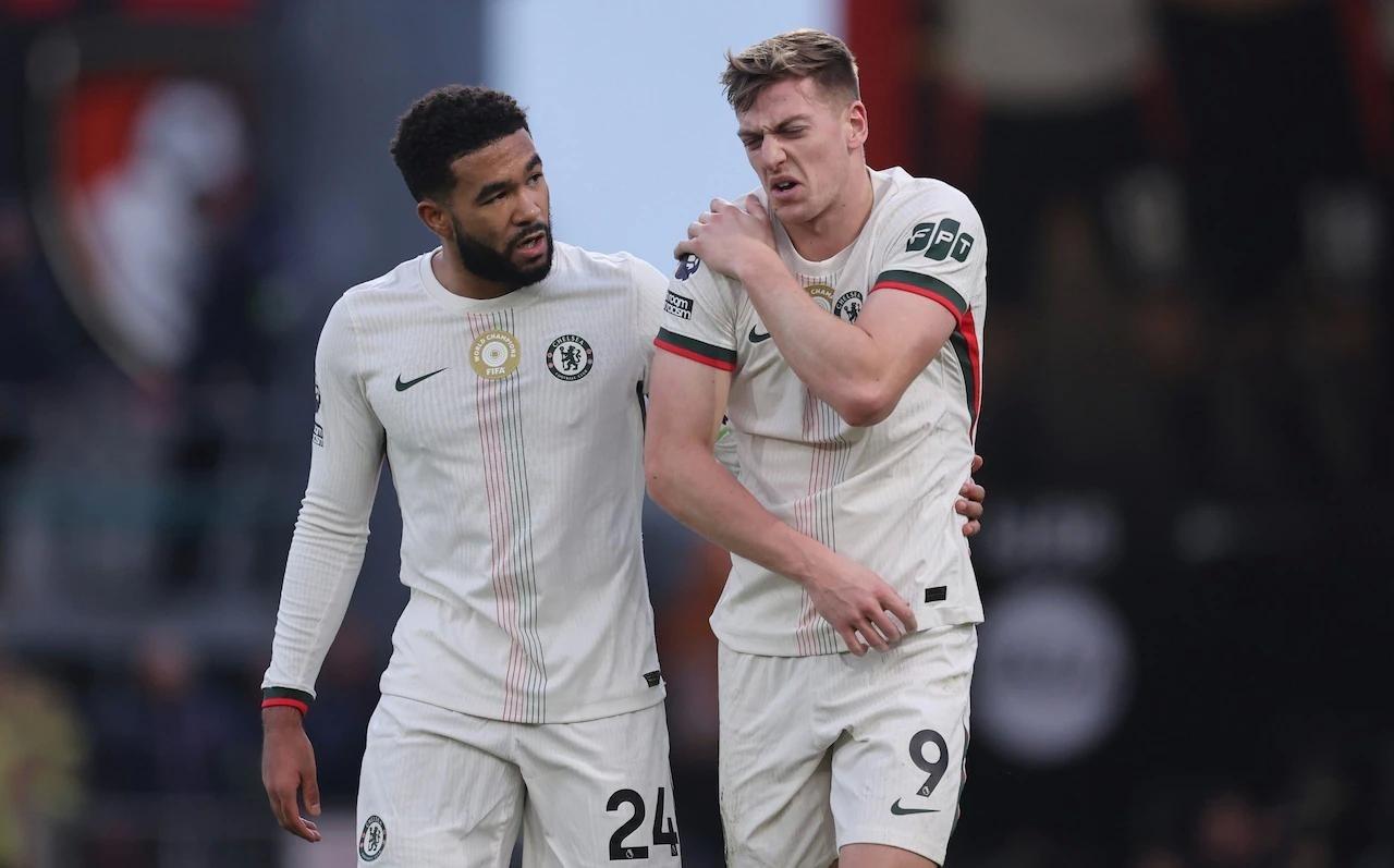 电讯报：德拉普肩部没有骨折或脱臼，预