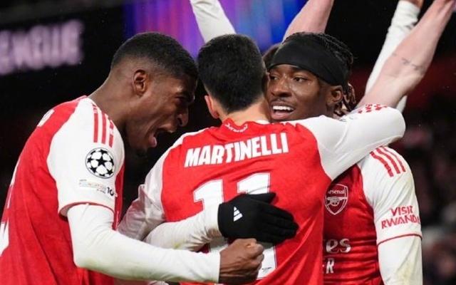 一场31！打出欧冠大热门：阿森纳5连胜+