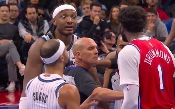 76人與魔術(shù)爆發(fā)大規(guī)模沖突，兩細(xì)節(jié)顯