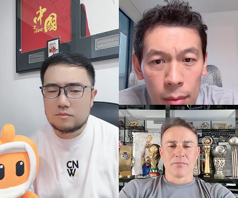 卡纳瓦罗：我不太了解王钰栋，中国球员要去欧洲我有能力一定帮忙