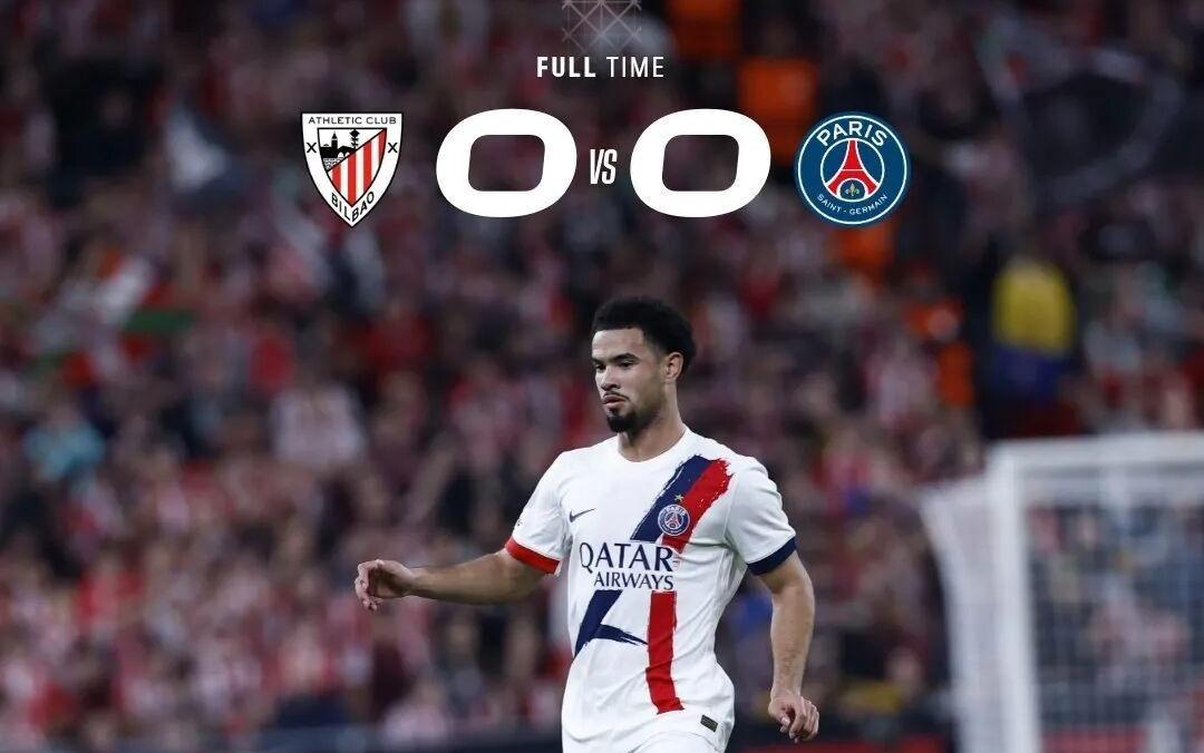 大巴黎客场00战平毕尔巴鄂竞技