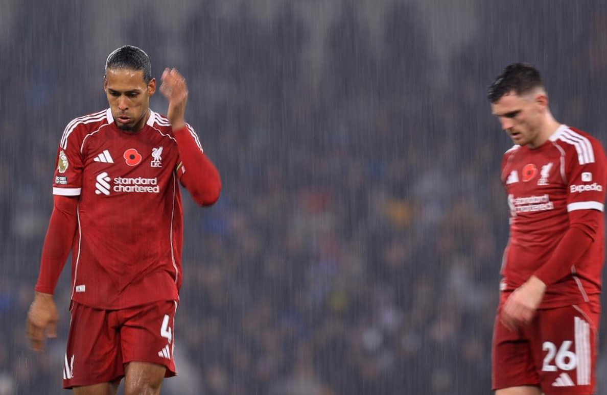 英超争四格局大乱,5队积分相同,利物浦排名下滑到第8