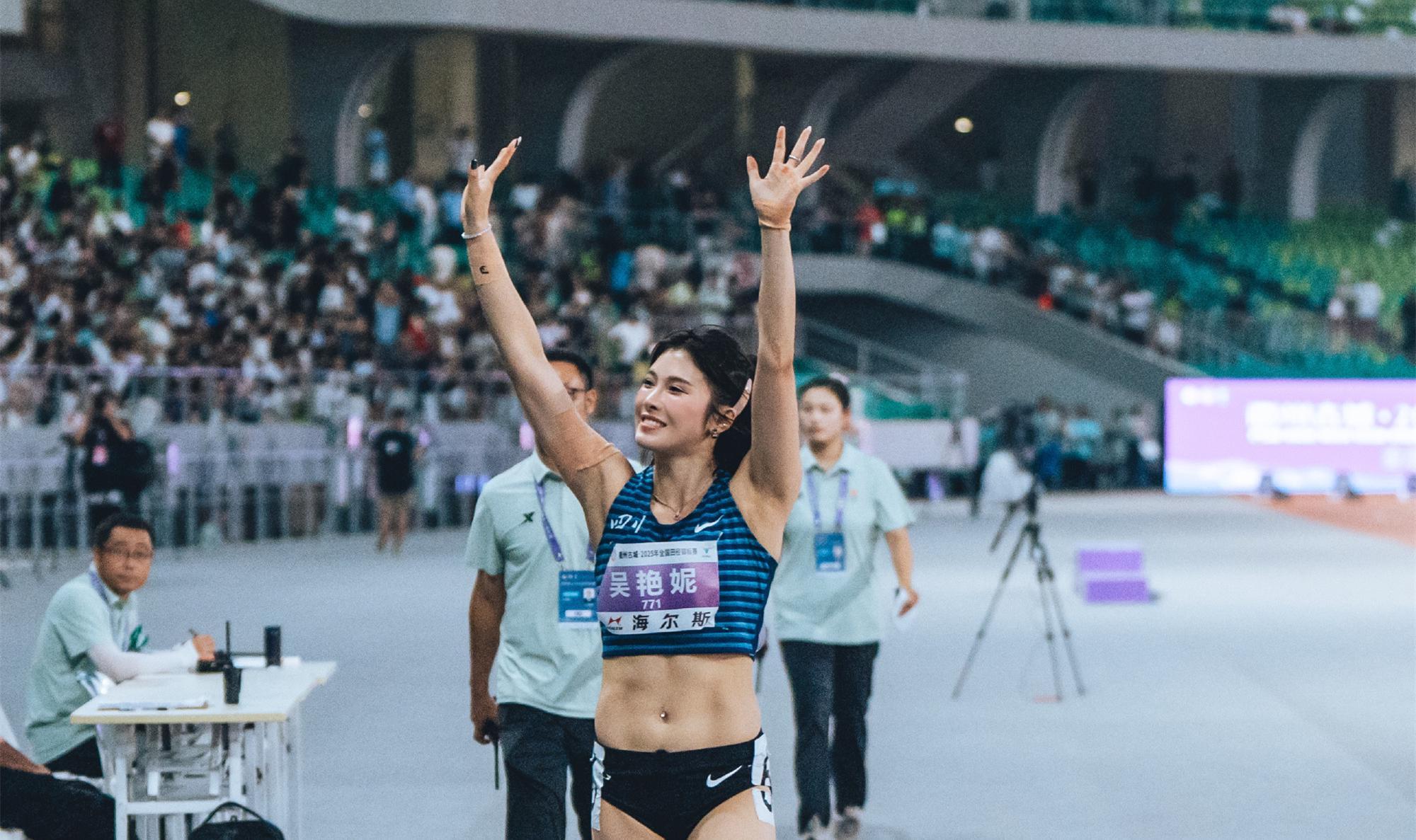 又美又飒！3大跨栏女神对决：吴艳妮林雨薇争冠，夏思凝冲三