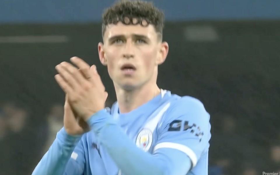 状态火热,福登连续3场英超破门,3场贡献5球1助