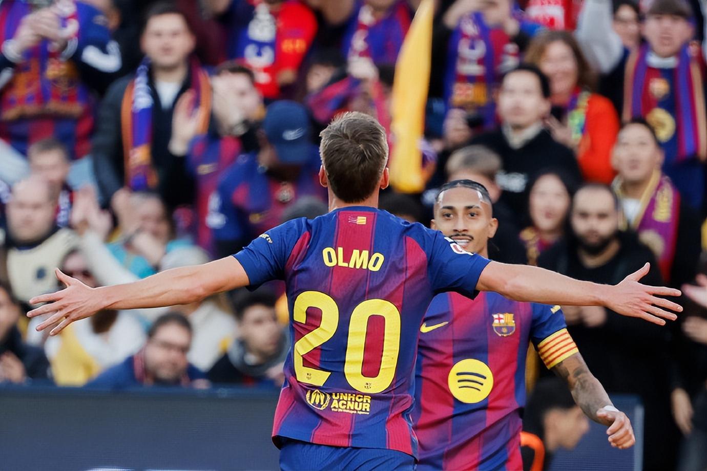 31！亚马尔传射，拉神助攻双响，巴萨逆转