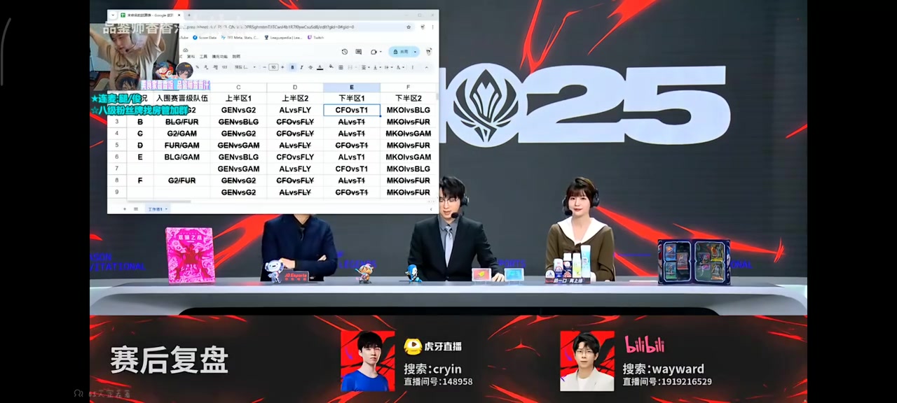 记得列抽签可能结果：八强赛只能这样了，T1打赢所有人也没有问题