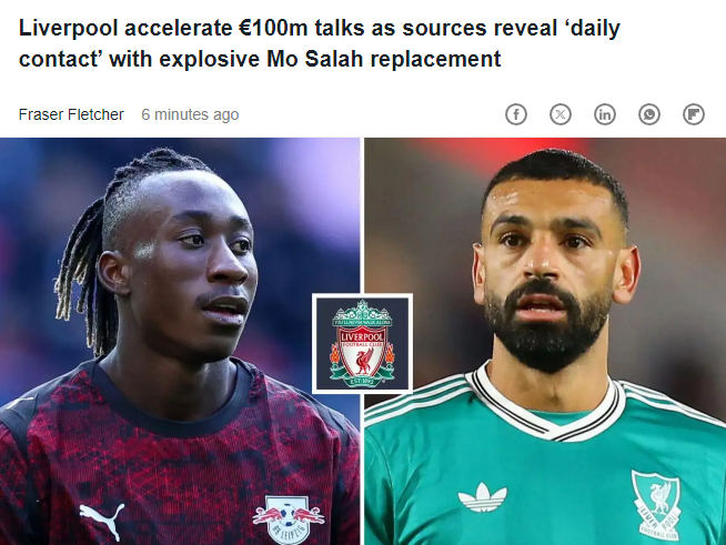 1亿欧元!利物浦相中德甲19岁天才上周刚上演帽子戏法