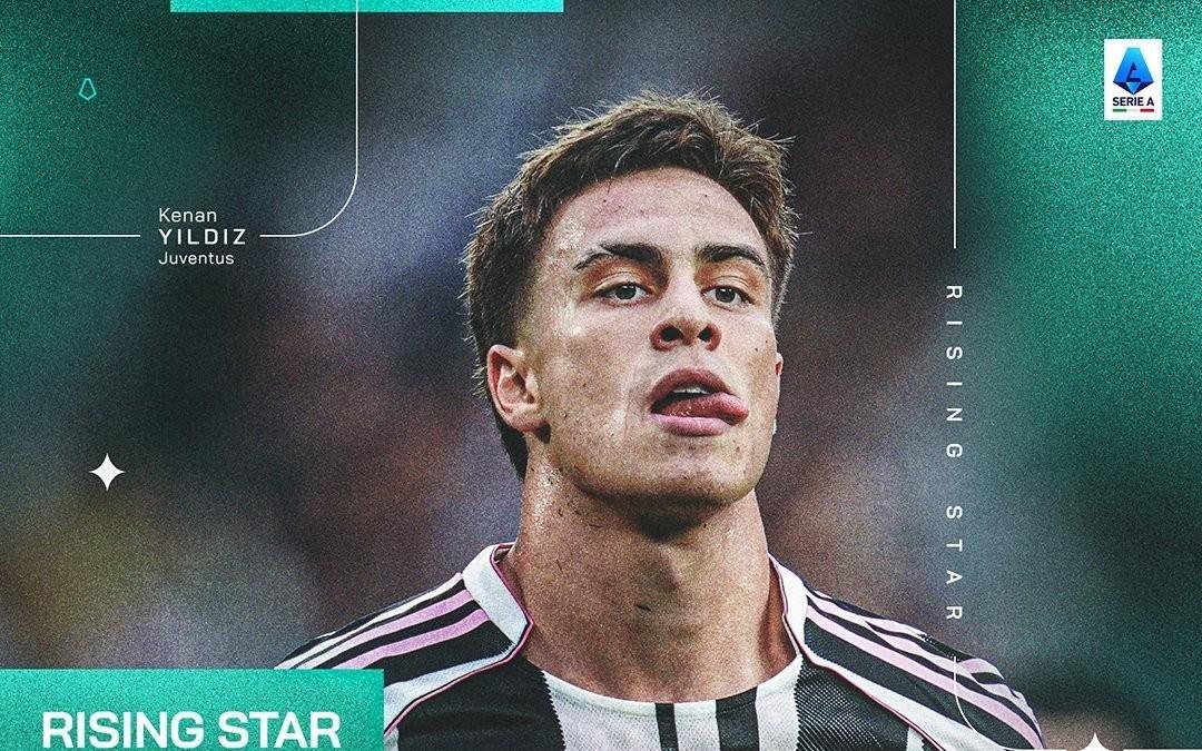 官方:尤文前锋伊尔迪兹当选意甲11月最佳新星