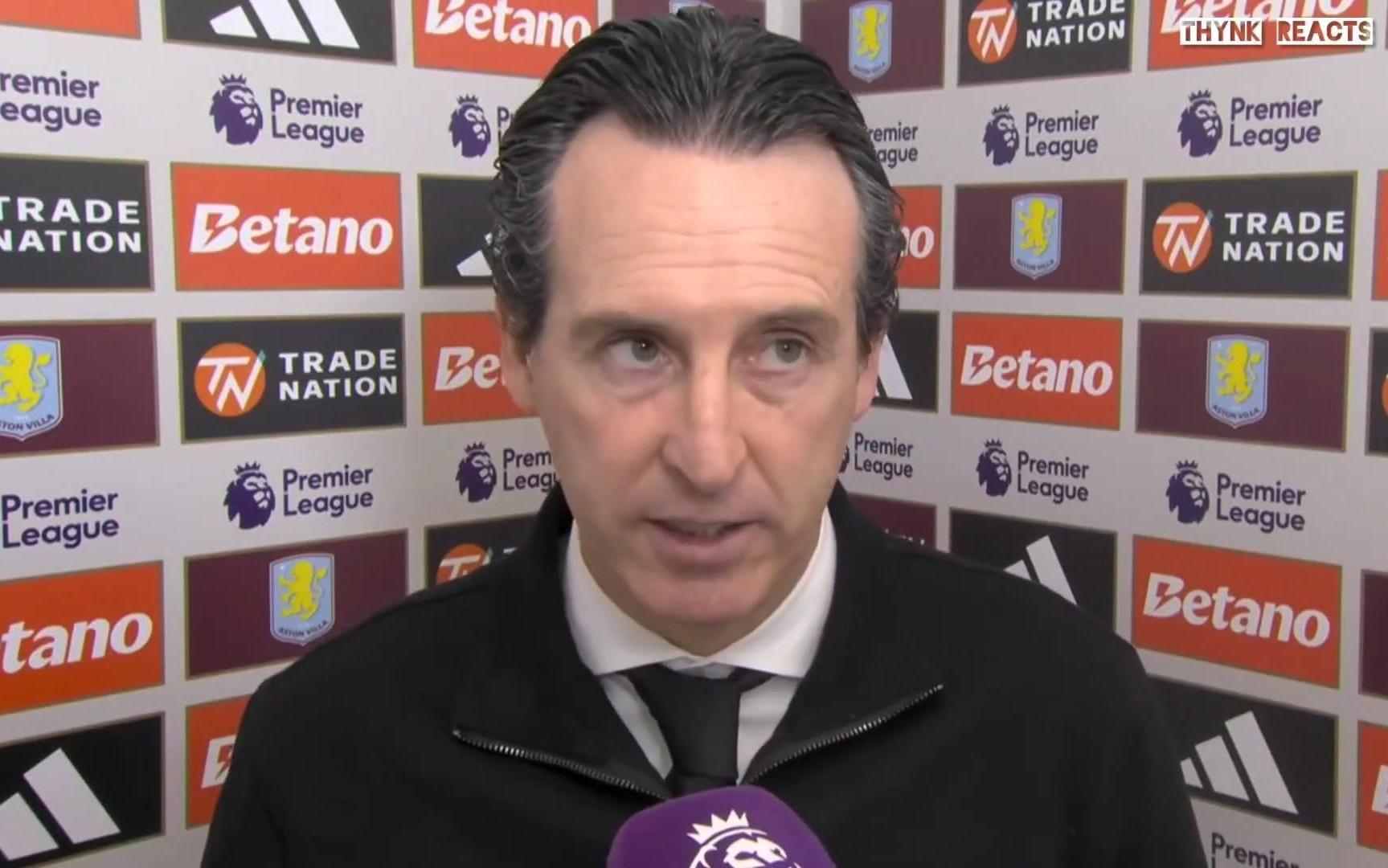 埃梅里：我们赛季初表现不理想，但现在