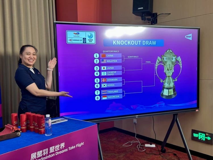 苏迪曼杯14决赛对阵：国羽vs马来西亚，日本vs中国台北