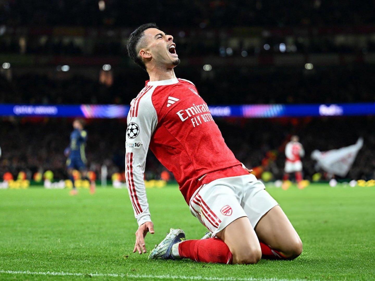 马丁内利三连杀剑指世界杯,阿森纳欧冠9场零封创历史