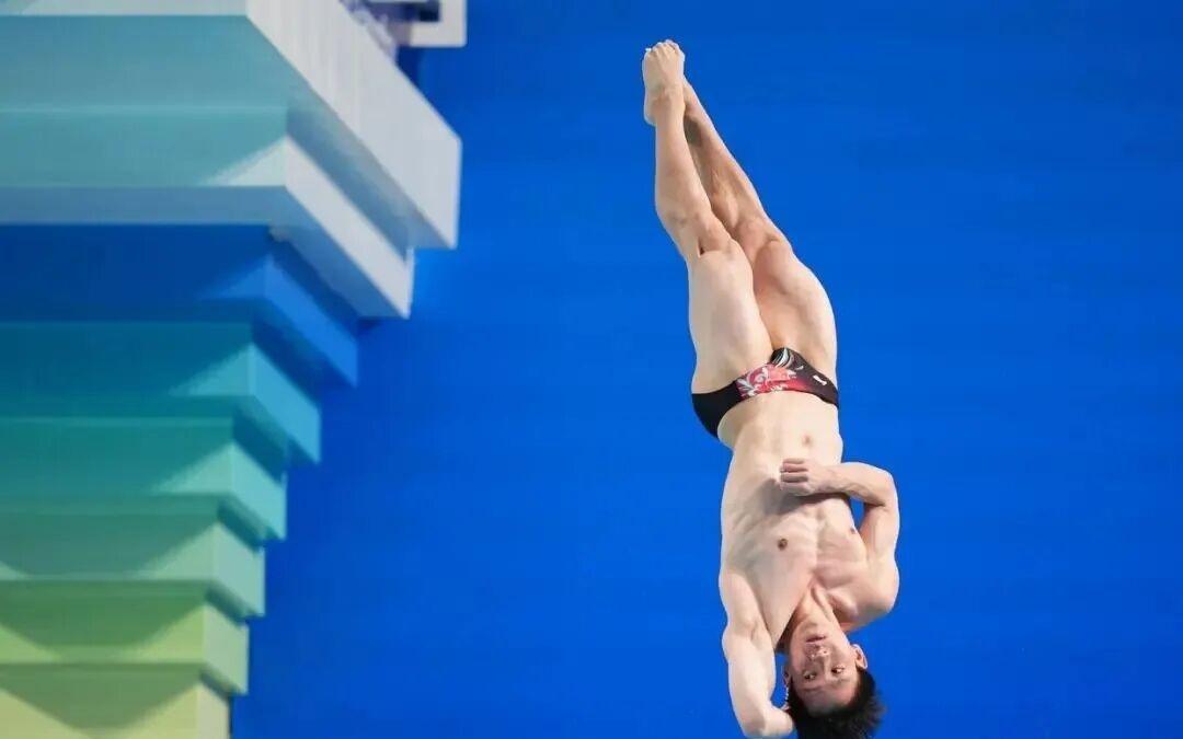 八连冠广东队勇夺十五运会跳水男团金牌